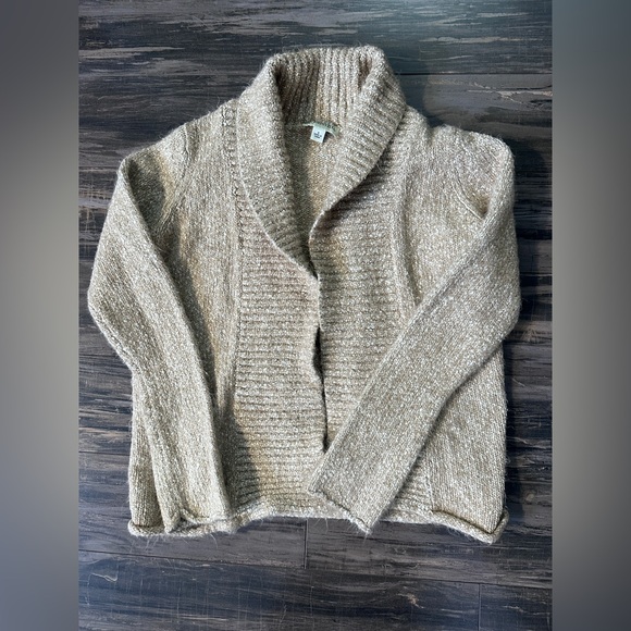 ST. JOHNS BAY TAN‎ CARDIGAN SWEATER SIZE S - Picture 1 of 6